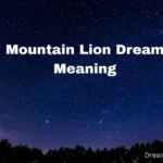 Mountain Lion Dream Meaning