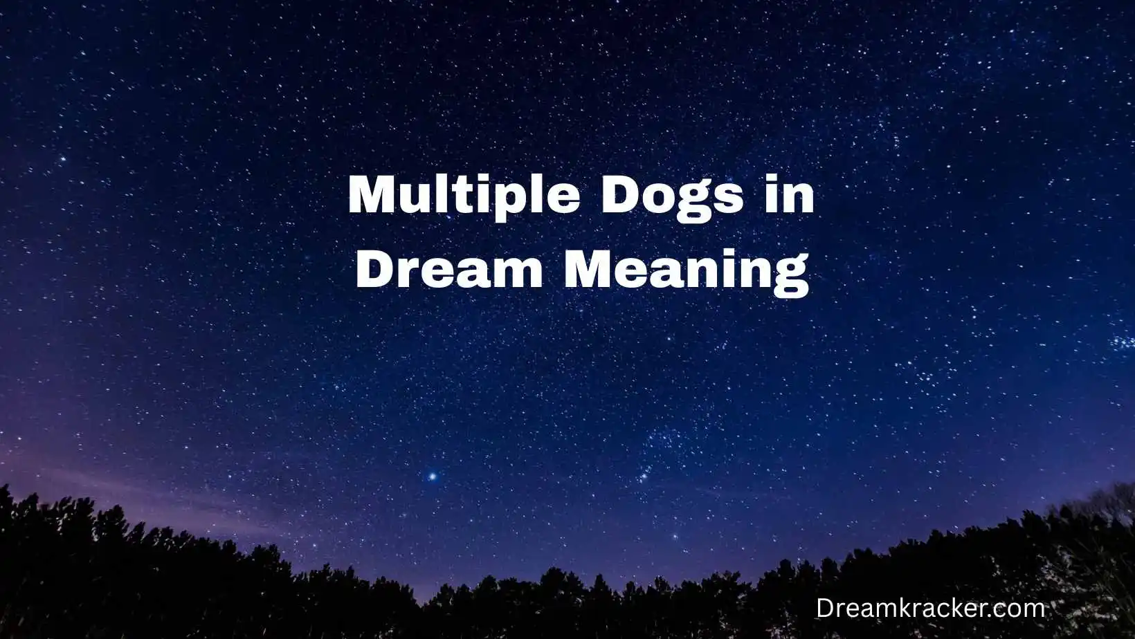 Multiple Dogs in Dream Meaning