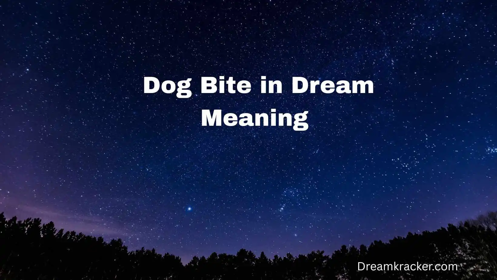 Dog Bite in Dream Meaning