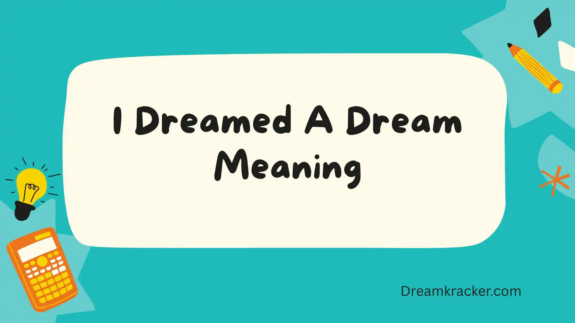 i dreamed a dream meaning