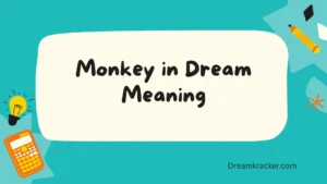 Monkey in Dream Meaning