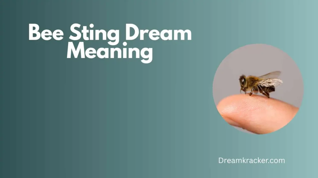 Spiritual Meaning of Bee Sting Dream