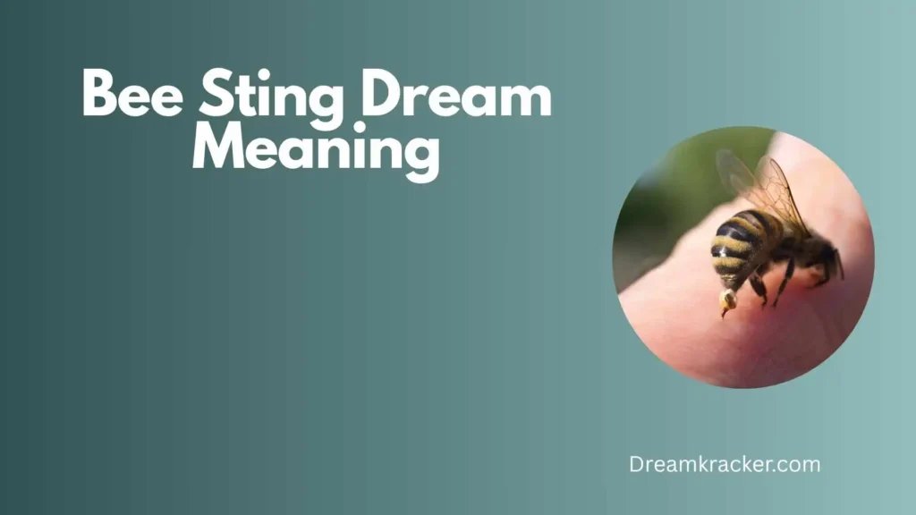 General Meaning of Bee Sting Dream