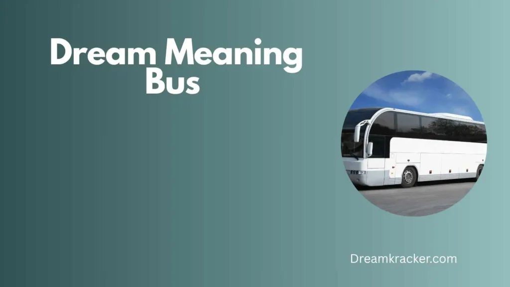 General Meaning of Dream Meaning Bus