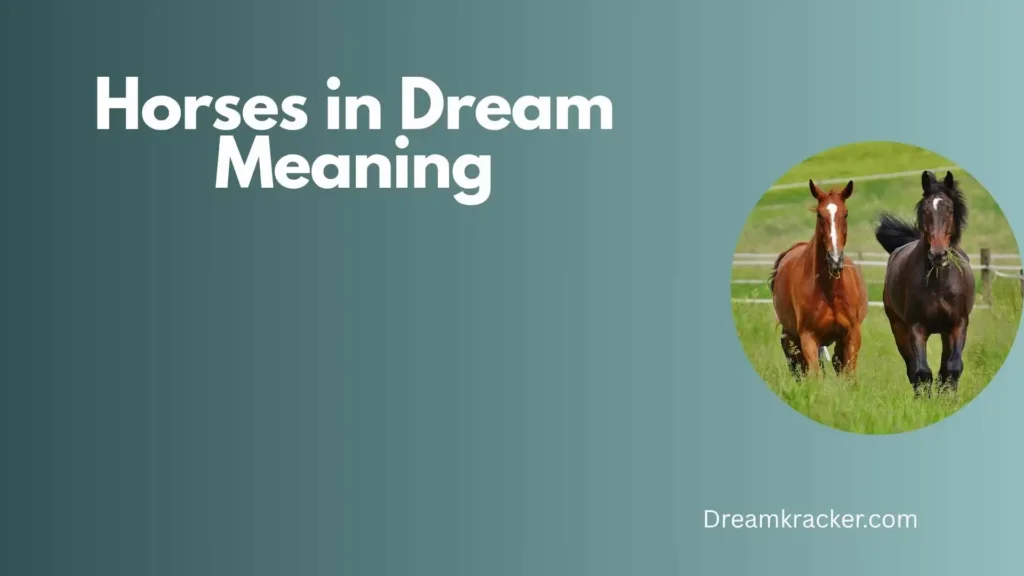 General Meaning of Horses in Dream
