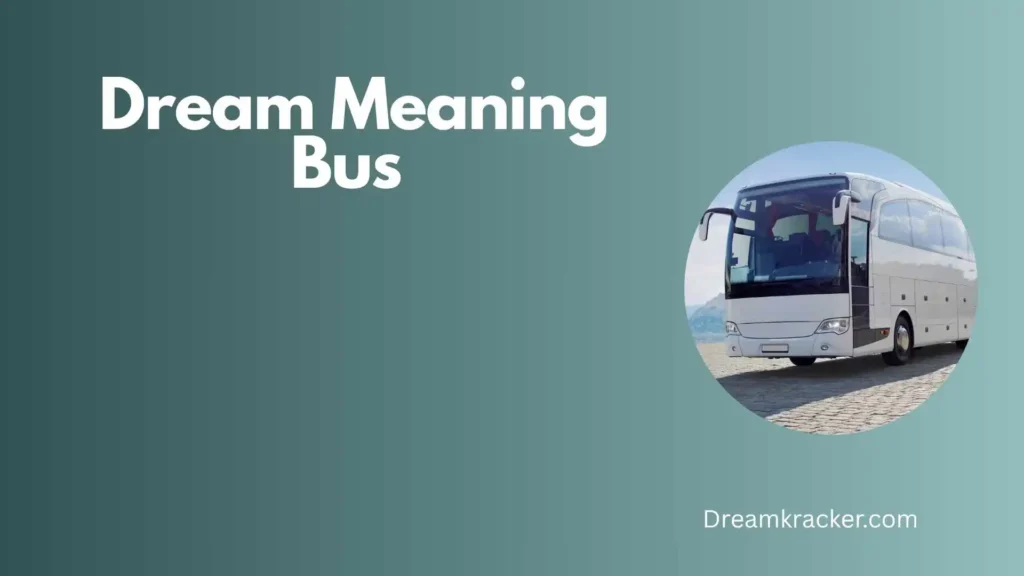 Spiritual Meaning of Dream Meaning Bus