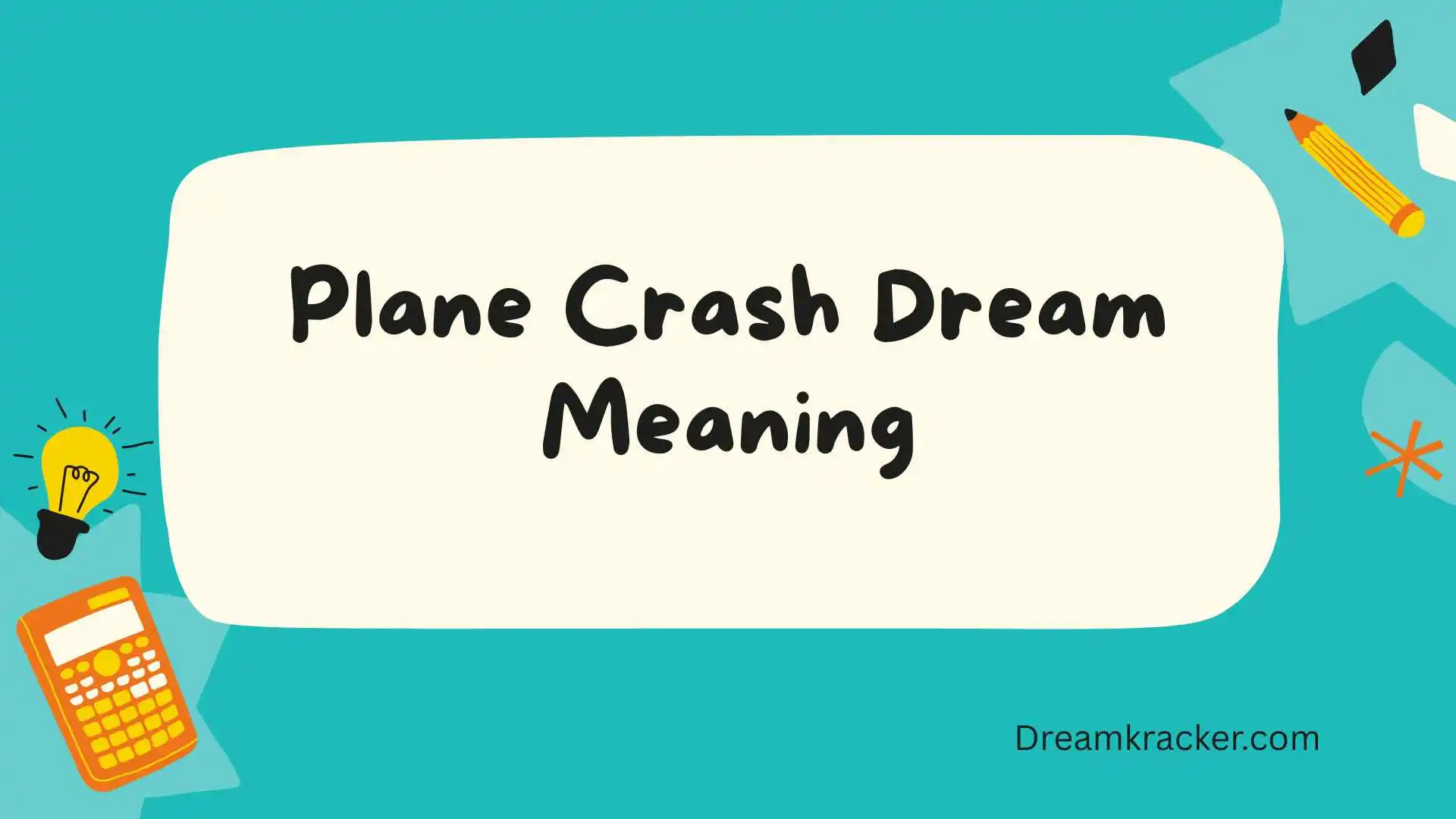 Plane Crash Dream Meaning